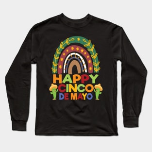 happy cinco de mayo cool mexico festival Long Sleeve T-Shirt